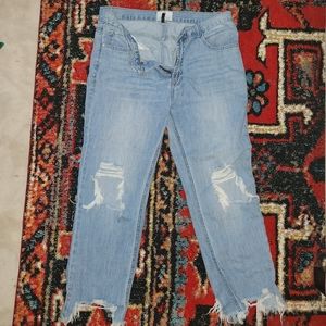 Insane gene distressed jeans